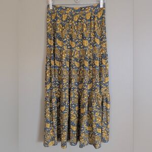 Boden Paisley Tiered Skirt Size 6